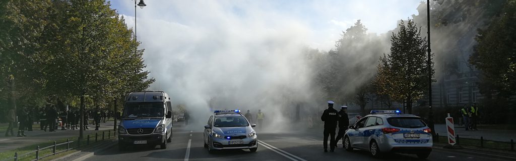 protest służb mundurowych