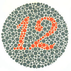 Tablica Ishihary nr 1