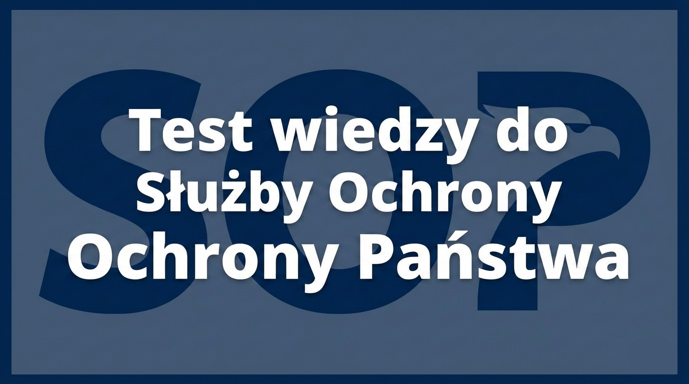 Test wiedzy do SOP