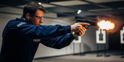 wyszkolenie strzeleckie w Policji