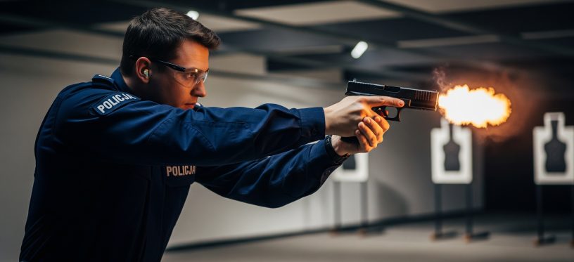 wyszkolenie strzeleckie w Policji