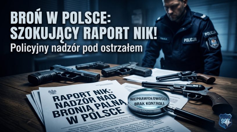raport NIK broń