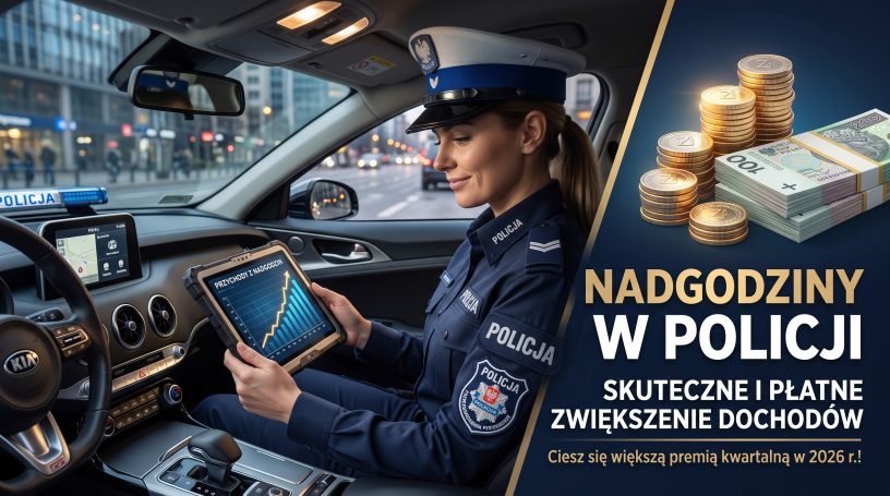 nadgodziny w policji