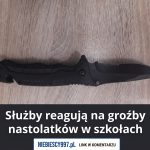 Służby reagują na groźby nastolatków