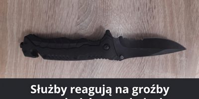 Służby reagują na groźby nastolatków